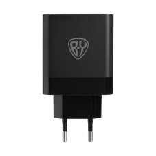 Сетевое зарядное устройство Максимум, быстрая зарядка QC3.0, 3xUSB, 30 Вт, черный BY